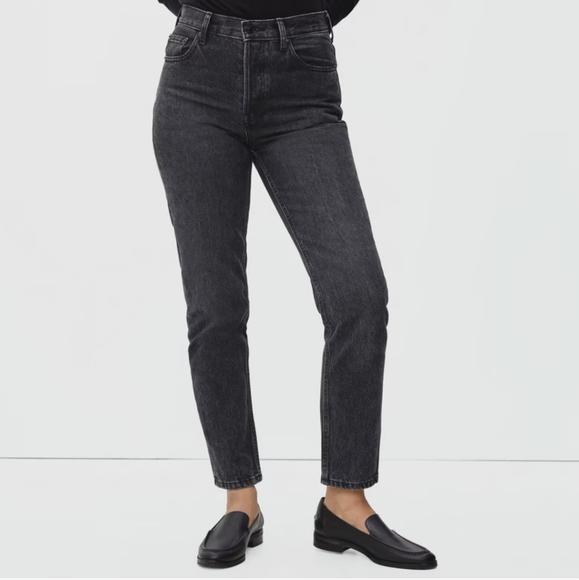 Everlane Jeans Nwt Everlane The 9s Cheeky Jean In Washed Black Size
